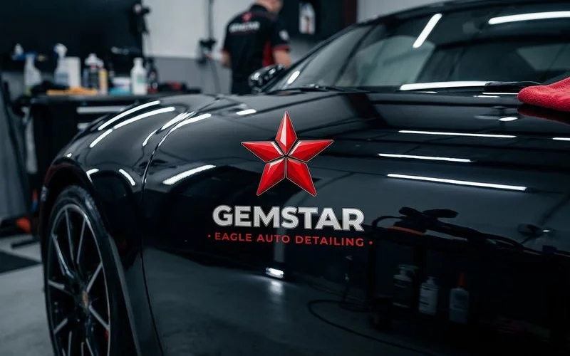 Ceramic coated vehicle showing deep mirror-like finish