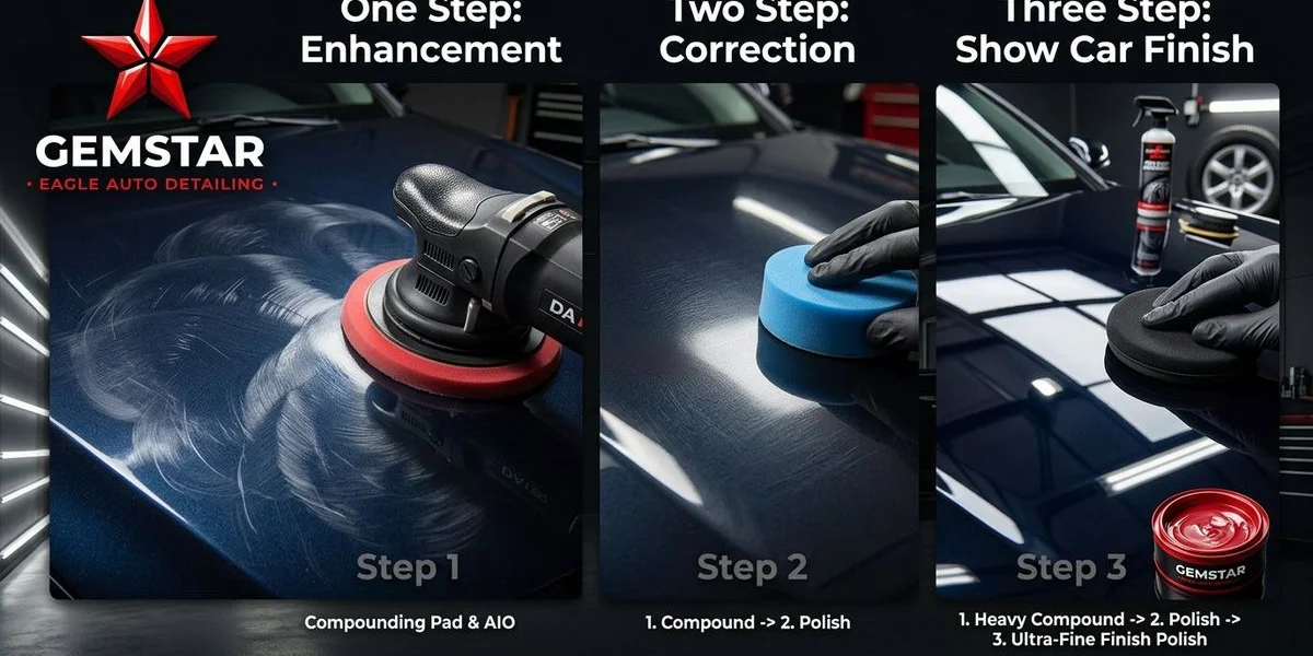 1-Step vs. 2-Step vs. 3-Step Paint Correction Explained